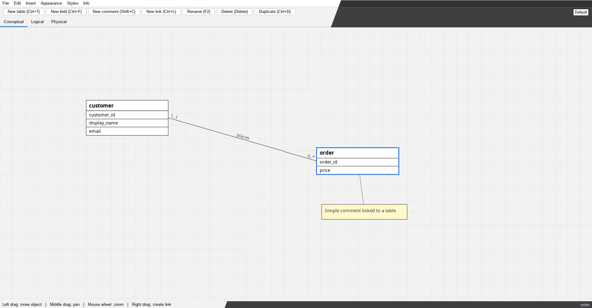 Screenshot of the Modelizer Next interface